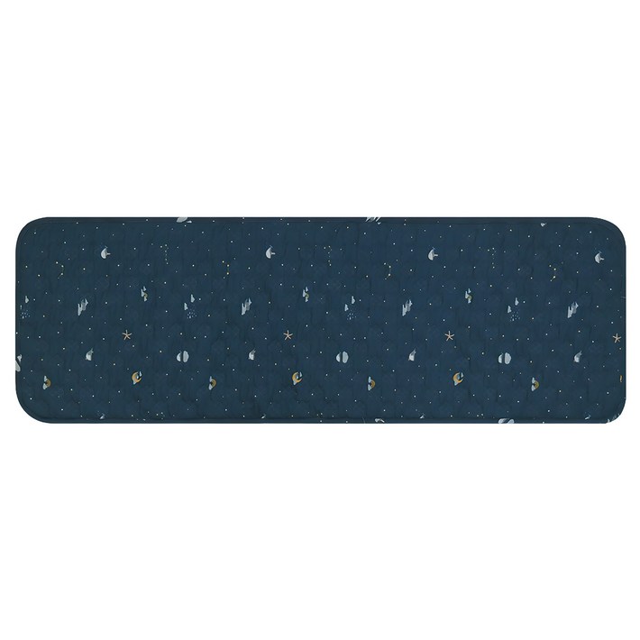 한일전기 밤하늘고래 양면 전기방석 JHB4803, 네이비, 슈퍼쇼파용50 x 150 cm