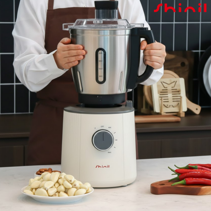 26년 신제품 신일 4.5L 대용량 800W 스텐 믹서기 SMXRT4000S1, SMXRT4000S1