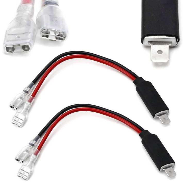 H1 소켓용 어댑터 와이어 LED 교체 전구, 단일 다이오드 컨버터, 배선 헤드라이트 전구 커넥터, 1 핀 2 변환