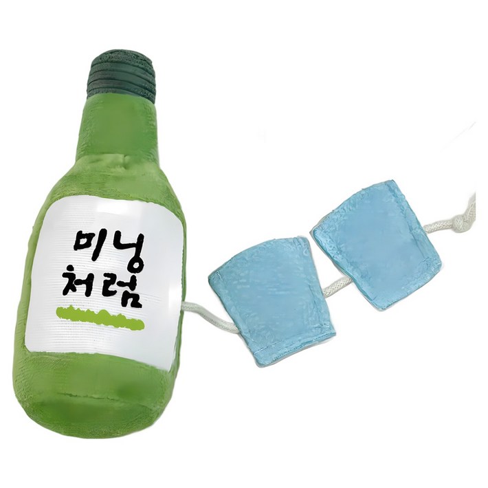 강아지 동물인형 딸랑이 장난감