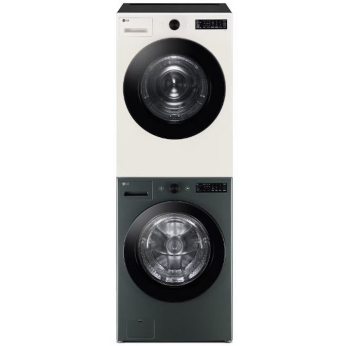 LG전자 트롬 오브제컬렉션 세탁기 건조기 키트 세트 KFG21GN9EN 21kg 19kg 방문설치, KFG21GN9EN, 네이처 그린세탁기, 네이처 베이지건조기