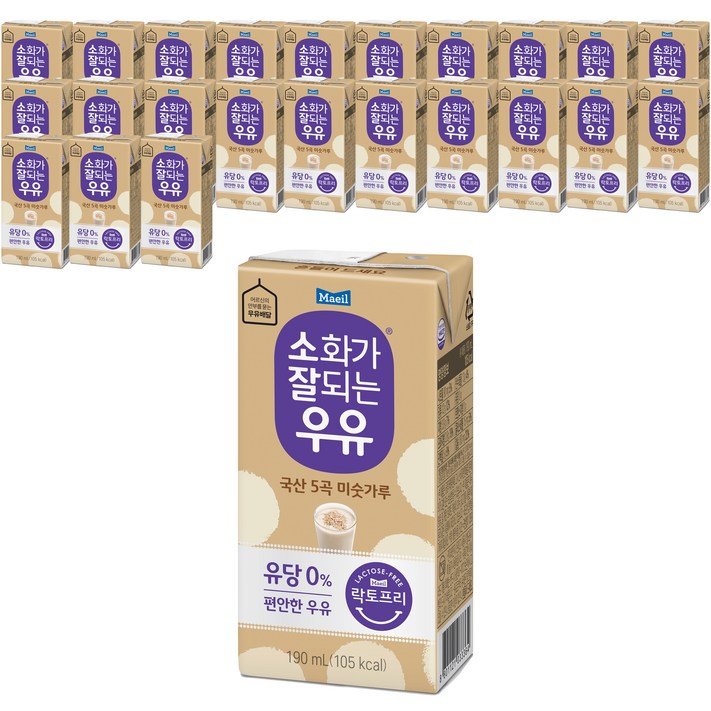 매일유업 소화가 잘되는 우유 5곡 미숫가루