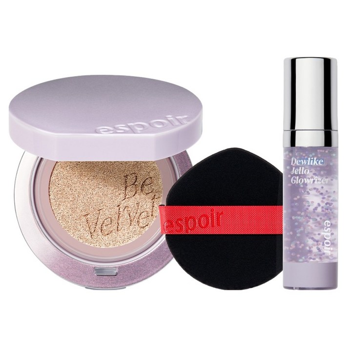 에스쁘아 갤럭시 에디션 비벨벳 커버쿠션 3종 세트, 13호 포슬린쿠션, 1세트