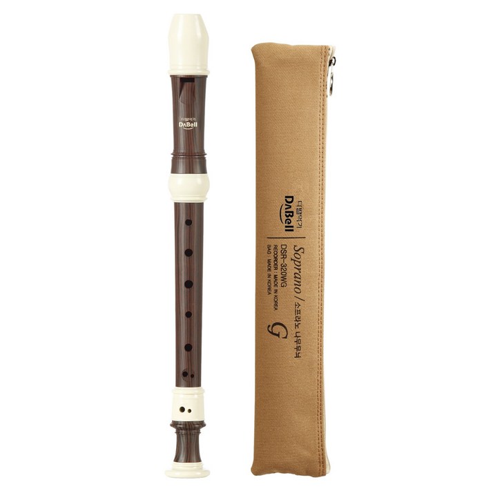 다벨 소프라노 리코더 저먼식 DSR320WG, 나무무늬 다벨 소프라노 리코더 저먼식 DSR320WG, 나무무늬