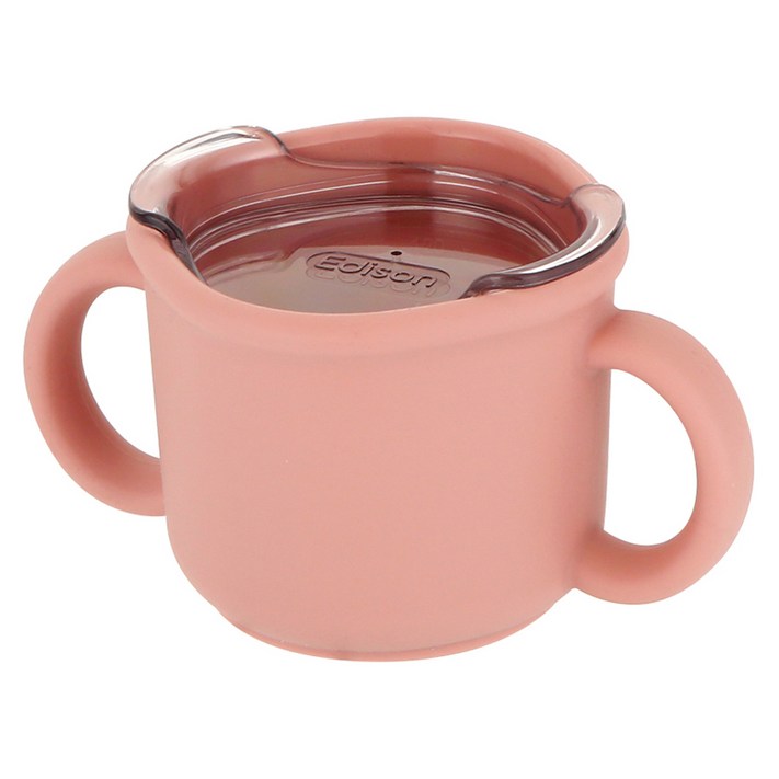 에디슨 국산 프리미엄 실리콘 트레이닝 컵, 핑크, 1개, 150ml