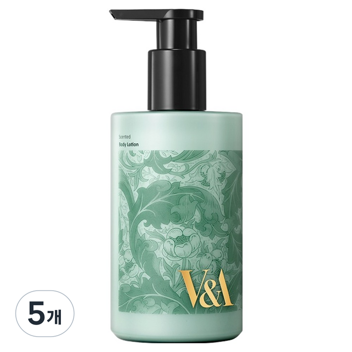 브이앤에이뷰티 센티드 바디로션 프레쉬부케, 5개, 450ml