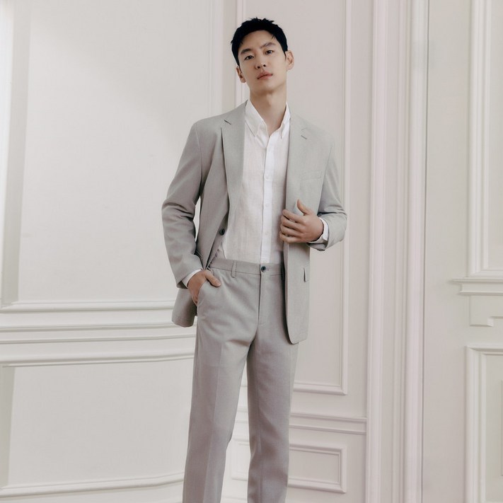 올젠 상반기 결산 스탠다드핏 스트레치 정장 셋업 992082