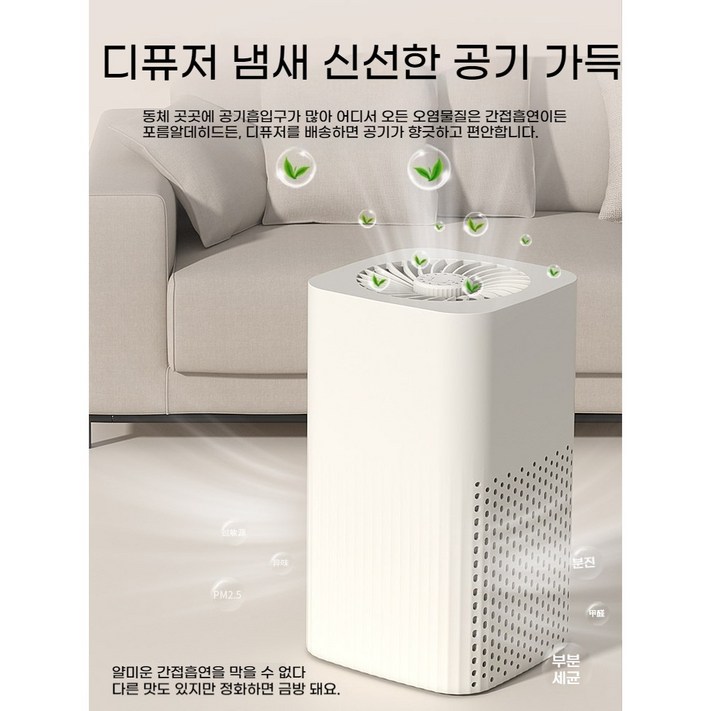 ANYOU 공기청정기 포름알데히드 제거 가정용 탁상용 소형 실내흡연 고양이털 음이온 탈취기 ANYOU 공기청정기 포름알데히드 제거 가정용 탁상용 소형 실내흡연 고양이털 음이온 탈취기