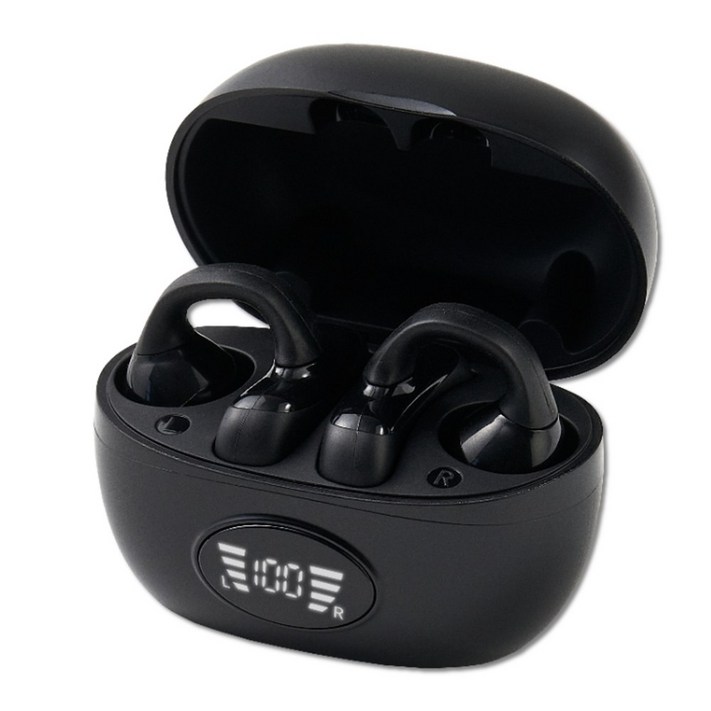 편안한 자유 볼티움 블루투스 오픈형 무선 이어폰 아쿠아핏 VTU7000, VTU7000, 블랙