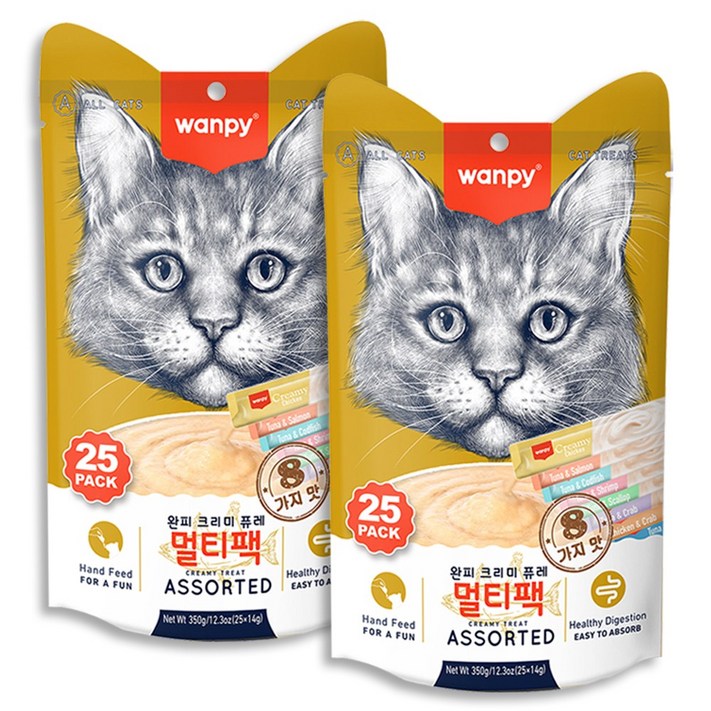 완피 크리미 퓨레 50P 짜먹는고양이간식 츄르