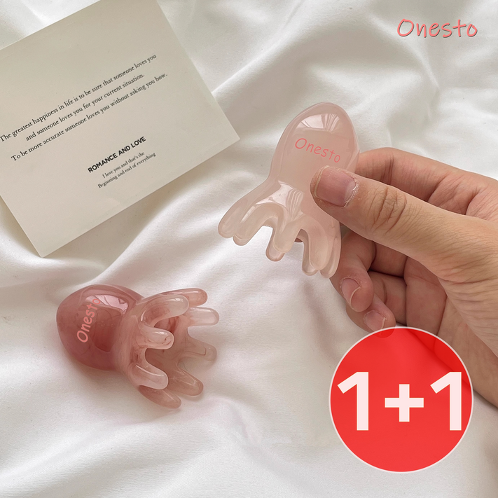 원스토 문어 마사지기 두피 괄사 천연소재 11