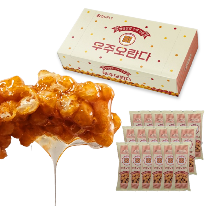 우주오란다 말랑말랑 플레인 강정, 30g, 18개 우주오란다 말랑말랑 플레인 강정, 30g, 18개