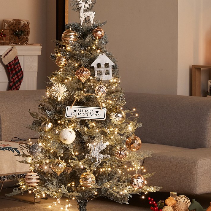 연필트리 크리스마스트리 트리 장식 LED 전구 풀세트 1.1m1.3m