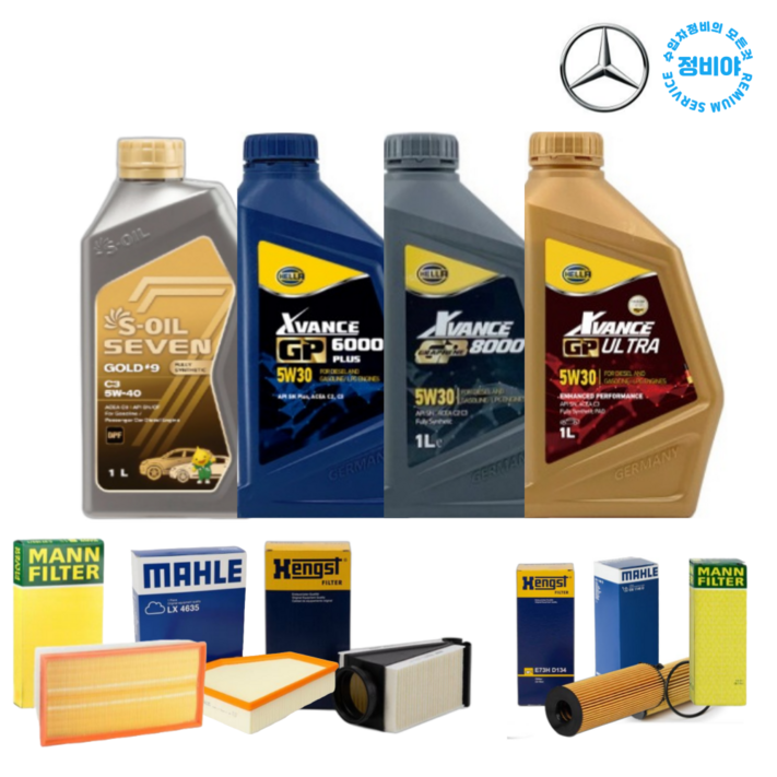 벤츠GLE400D 디젤 엔진오일세트 GLE클래스 W16719년이후