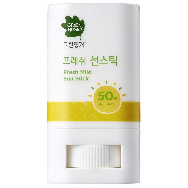 그린핑거 프레쉬 마일드 선스틱 SPF50 PA, 15g, 1개