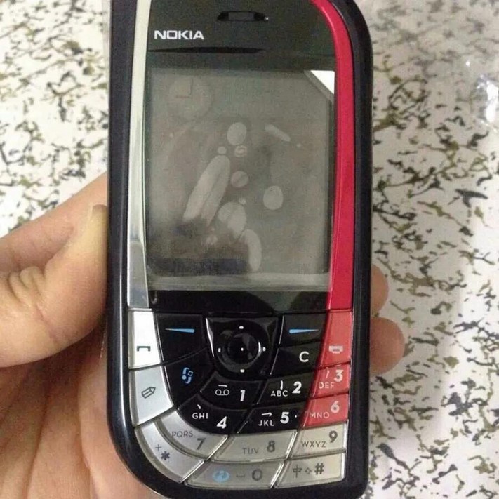 Nokia 7610 블랙레드 휴대폰 GSM 트라이밴드 카메라 블루투스 스마트폰