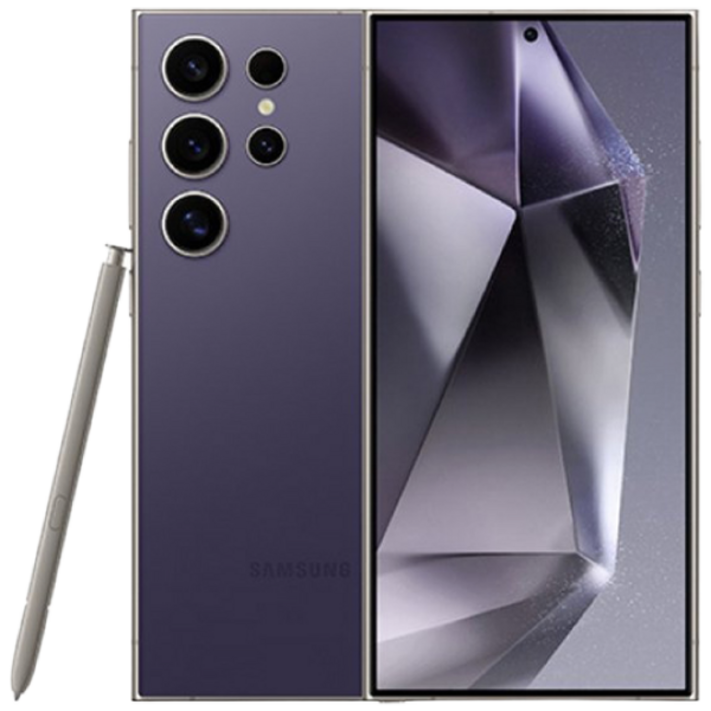 삼성전자 Ai 갤럭시 S24 울트라 256GB 공기계 S급 구성품 단말기  유심핀  보호케이스  보호필름  12개월 무상보증 Rethink, 티타늄 바이올렛, 256GB