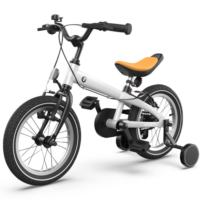 BMW 세발 자전거 BMW 어린이 자전거 미니벨로, BMW 키즈바이크 14인치 화이트, 1개