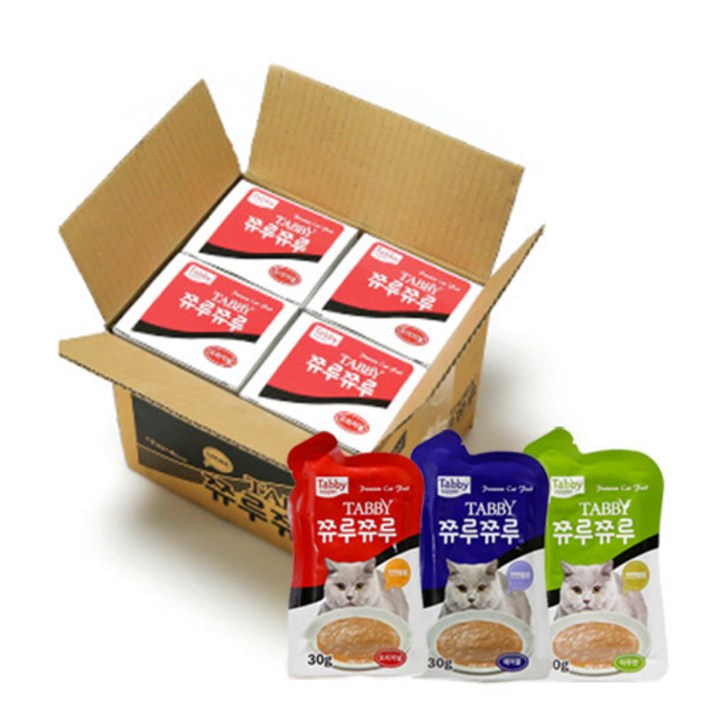 태비토퍼 쮸르쮸르 도미 30g 파우치