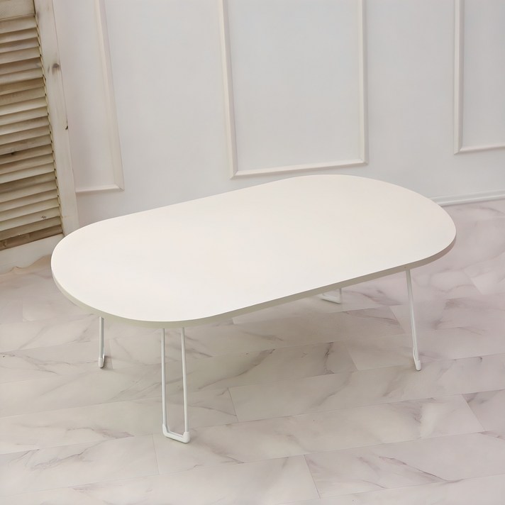 트리팜 LPM 오브제 타원형 특대형 접이식 테이블