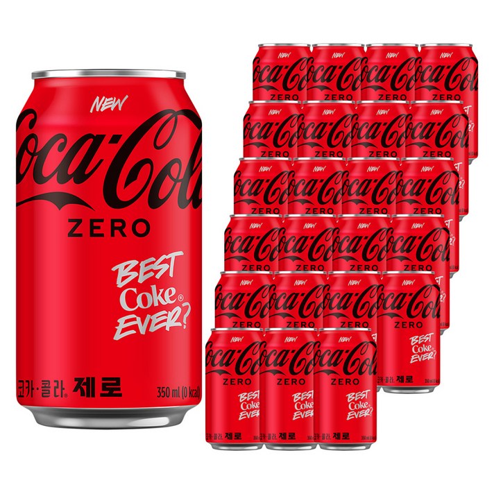 코카콜라 제로, 350ml, 24개