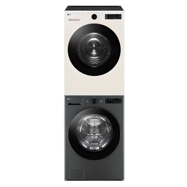 LG전자 트롬 오브제컬렉션 세탁기 FG21GN  건조기 RG19EN  키트 21kg  19kg 방문설치