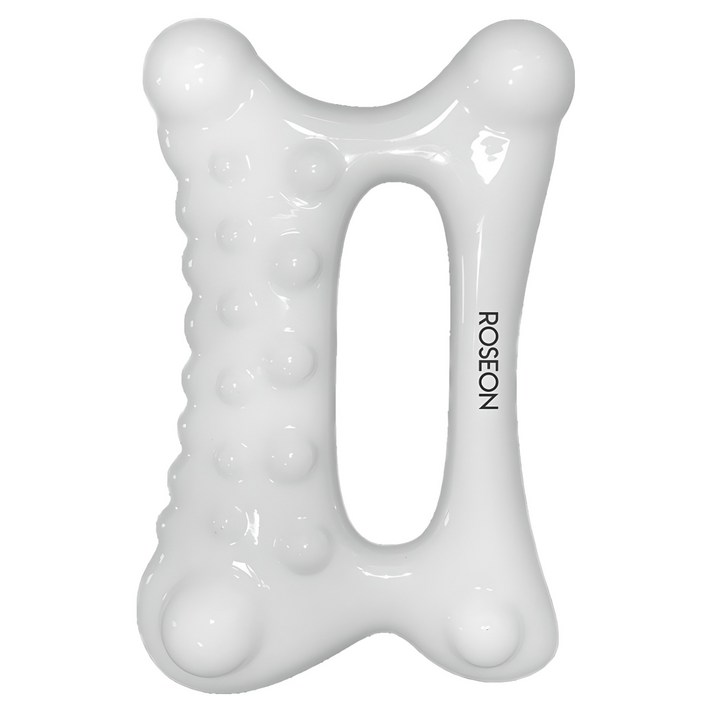 로즈온 디톡 바디 페이스 괄사, 1개, 아이보리