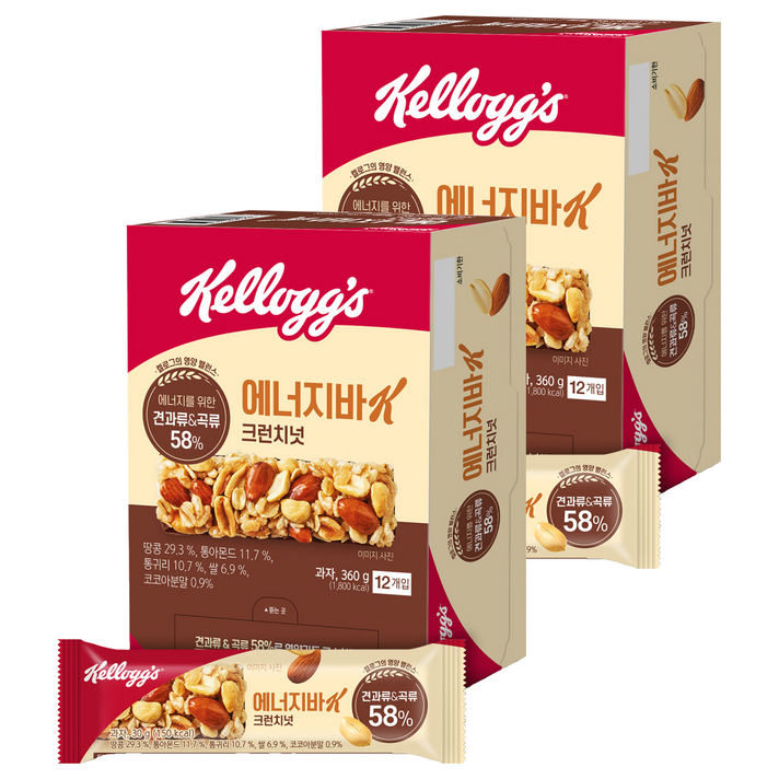 켈로그 에너지바K 크런치넛