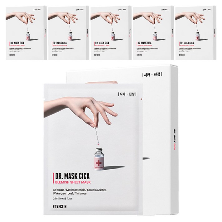 로벡틴 시카 진정 마스크팩, 1개입, 30개