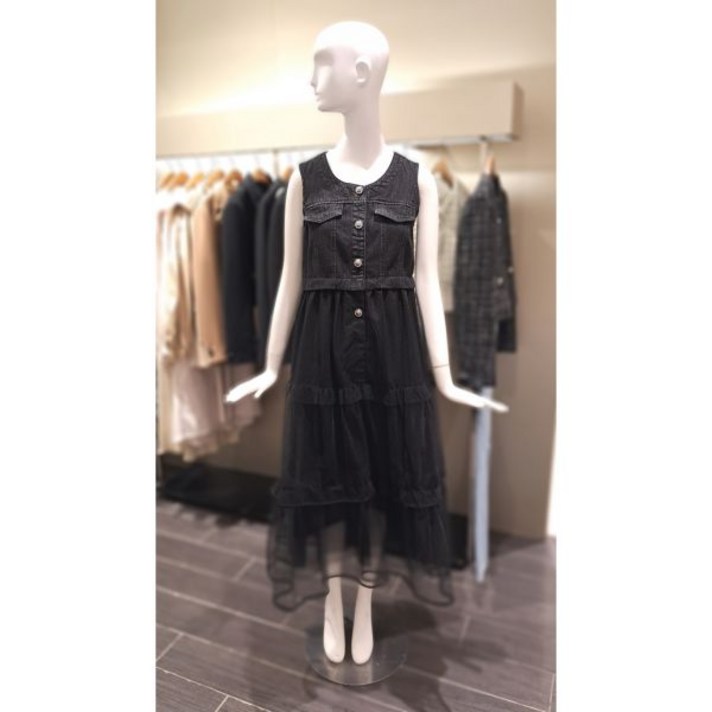 백화점 오즈세컨 부품 블록 부품리스 드레스 22E1NOP969WD 아울렛 백화점 오즈세컨 부품 블록 부품리스 드레스 22E1NOP969WD 아울렛