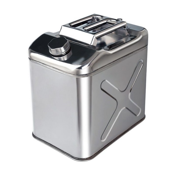 스테인리스 휘발유통 연료통 기름통 캠핑 연료통, TYPE15L, TYPE210L, 1개