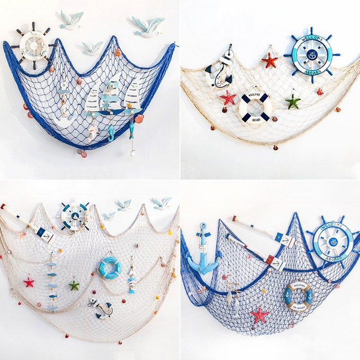 아인스토어 마린스타일 지중해 산토리니 여름 인테리어소품 촬영 소품 그물망 모음전