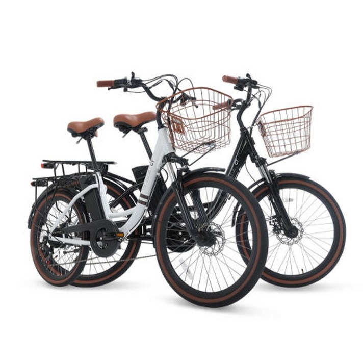 AU테크 스카닉 GT 5Ah 자토바이 클래식바이크 전기자전거 36V, 화이트