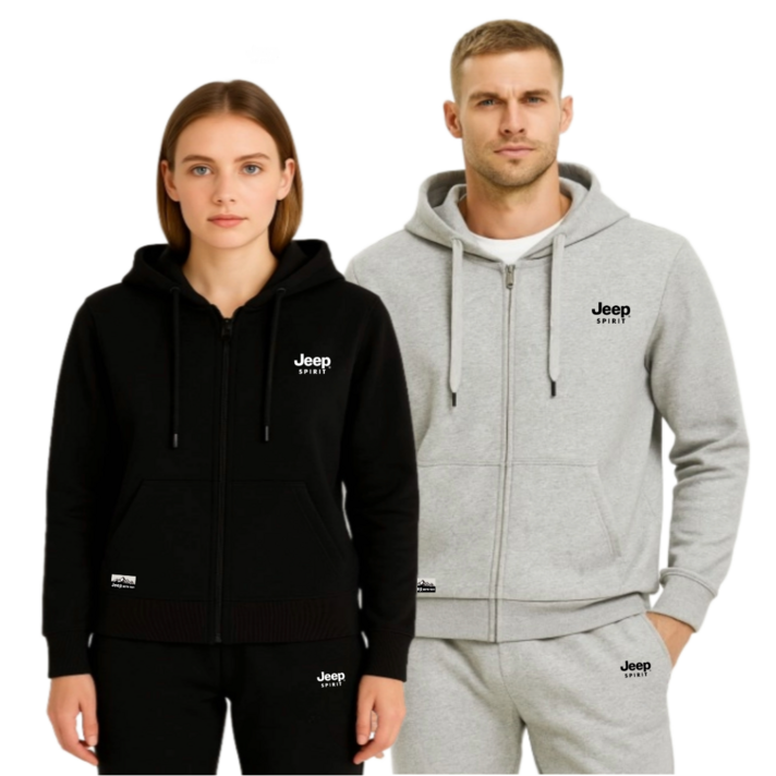 JEEP SPIRIT 지프 남성 여성 트레이닝복 츄리닝 세트 후드집업 조거팬츠 상하 세트
