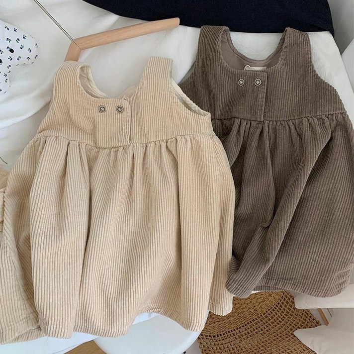 더블골덴원피스 아기원피스 겨울원피스 등원룩 여아 북유럽