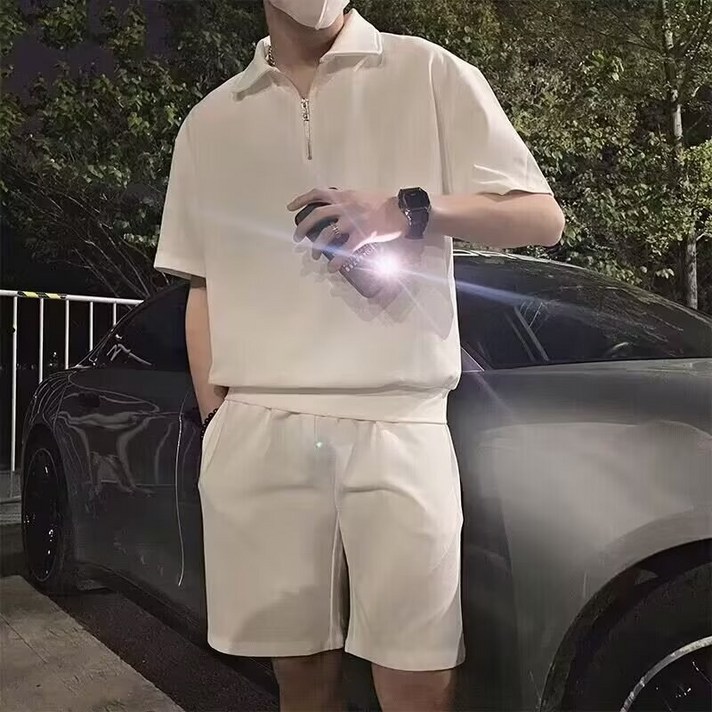 wassup  남자머슬핏  여름 고품질의 편안한 통기성  트레이닝세트