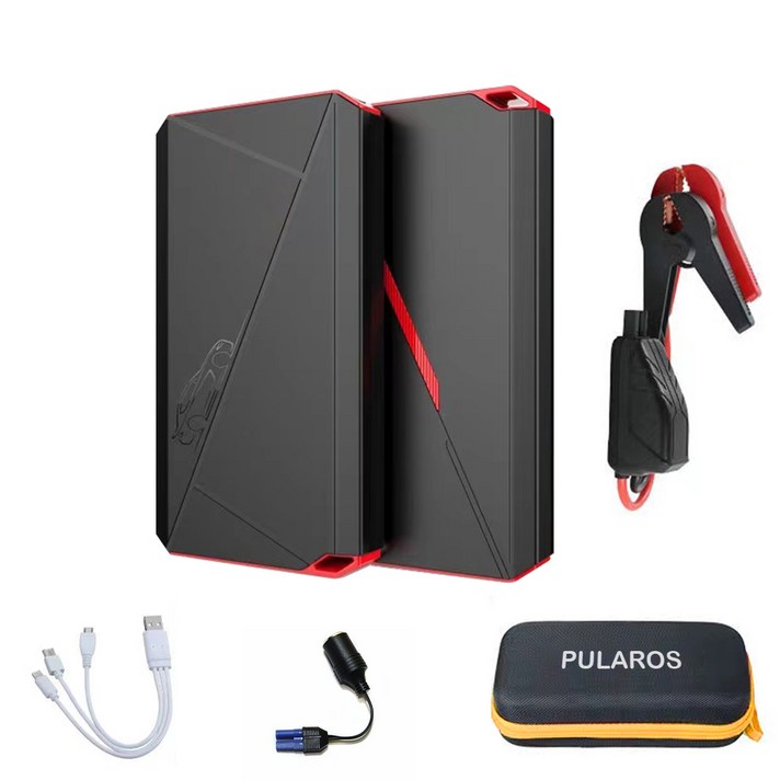 풀라로스 긴급시동 보조배터리 점프스타터스마트 점프 케이블 파우치백 14800mAh, 14800mAh, 1세트 풀라로스 긴급시동 보조배터리 점프스타터스마트 점프 케이블 파우치백 14800mAh, 14800mAh, 1세트