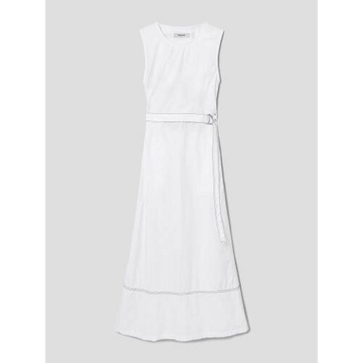 에잇세컨즈 원피스 8SECONDS 뒷트임 데님 화이트 164471FPF1 QEK798 MEI357 치마