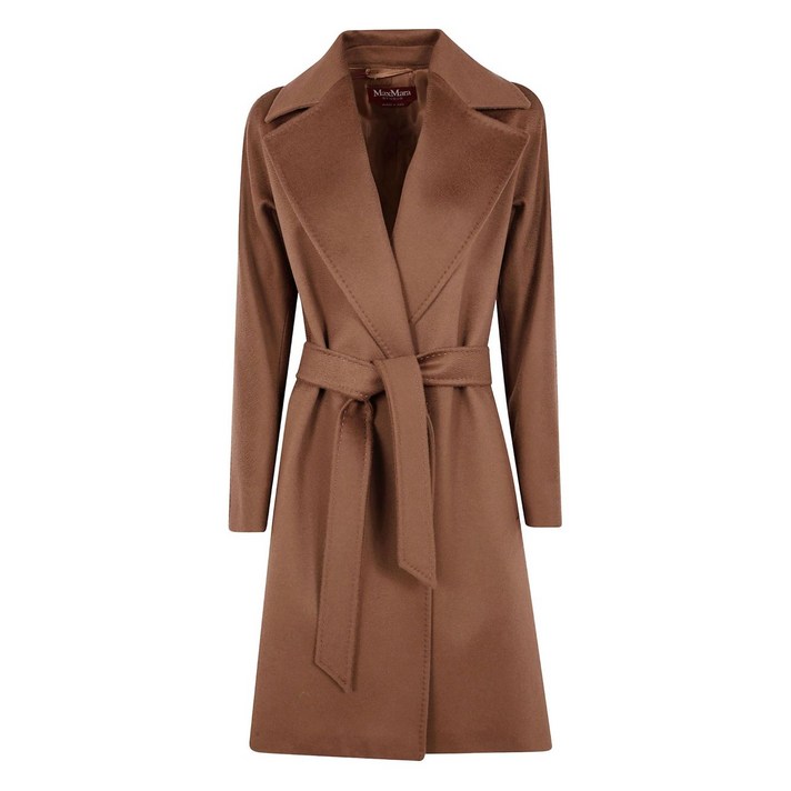 막스마라 타이 디테일 코트