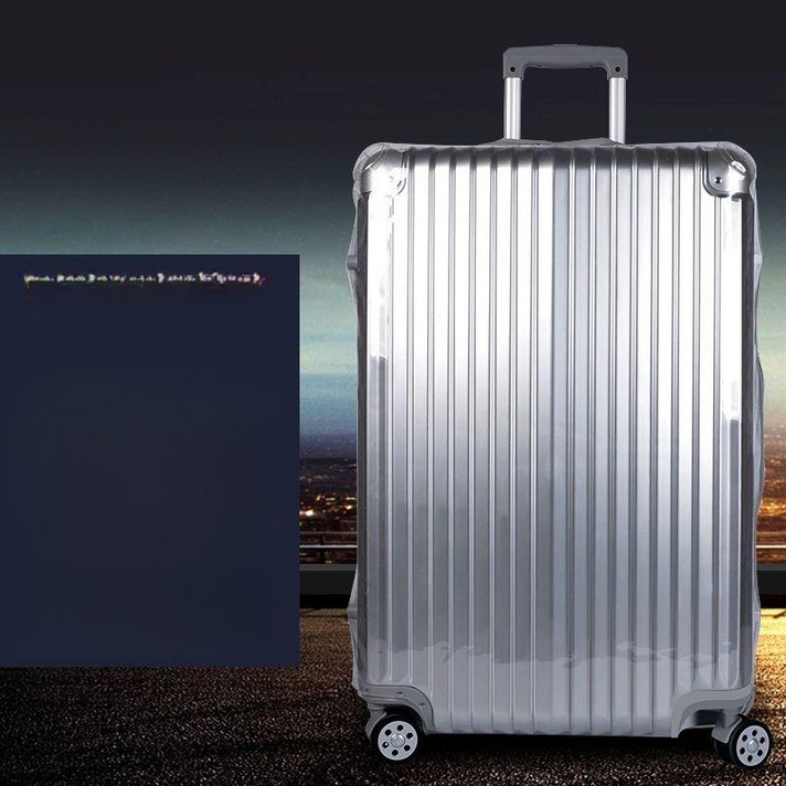 리모와 캐리어 투명 지퍼 토파즈 커버 림보 26인치 가방 덮개 리모아 트렁크 적용 비닐