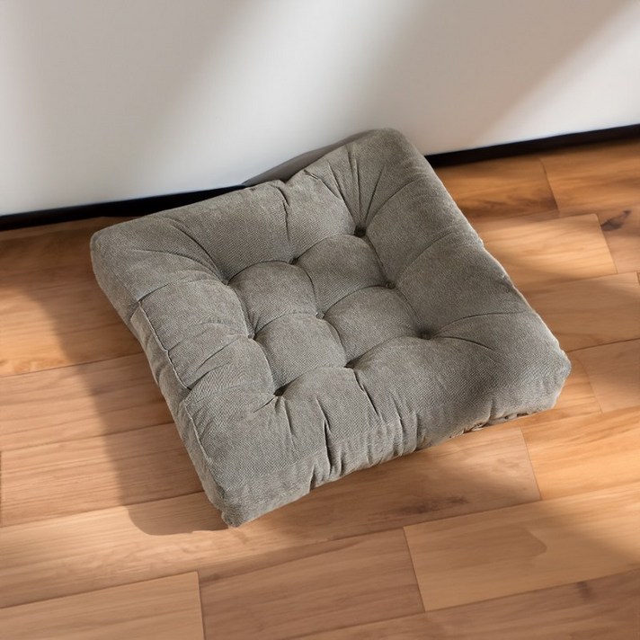 대형방석55X55 두꺼운방석 원형 사각 키높이 등받이  빅사이즈 큰방석