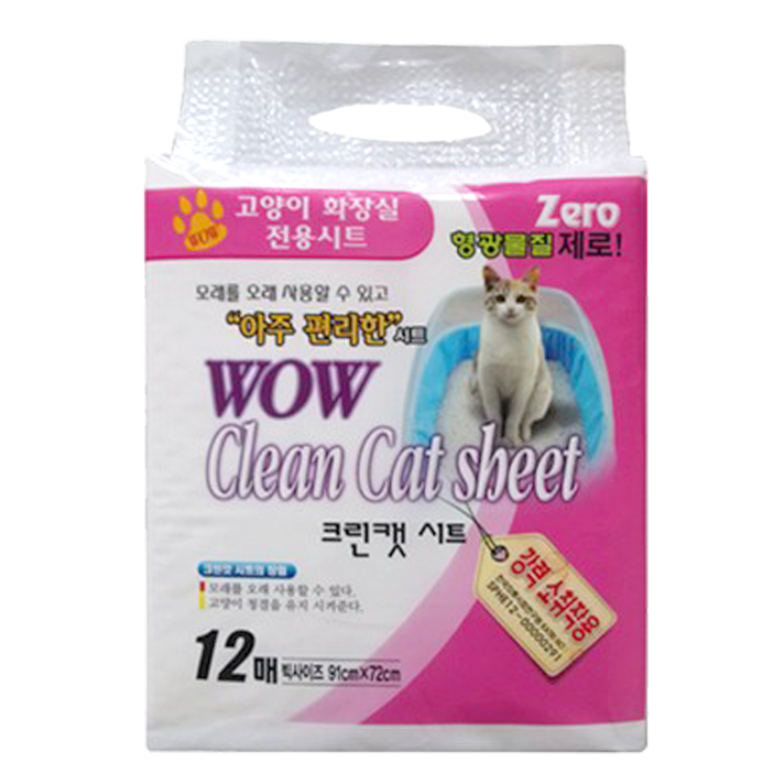 크린캣 시트 고양이 화장실 전체갈이 탈취용 바닥 패드 라이너, 1개