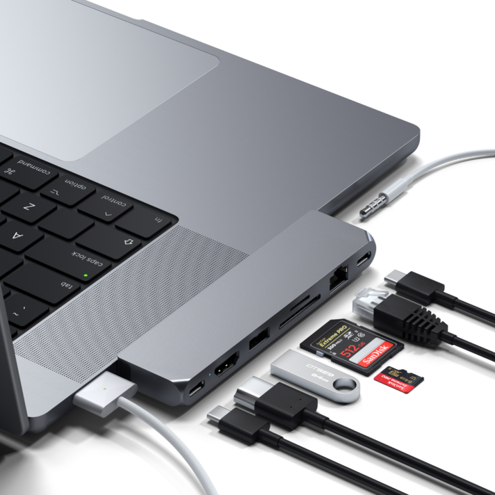 사테치 C타입 8in1 USB4 맥북 프로 초고속 멀티 허브 맥스