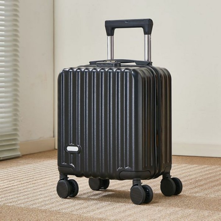 14인치 기내용 캐리어 컵 홀더 및 휴대폰 거치대 포함 남녀 모두에게 적합 짧은 여행용 회전 바퀴