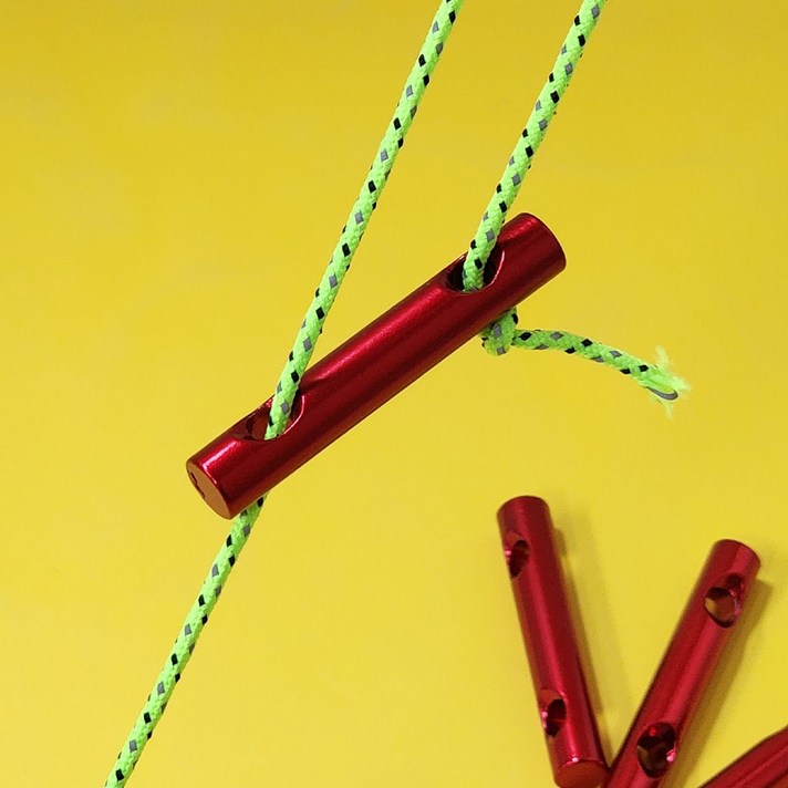 텐트 타프용품 캠핑 로프 고정 알루미늄 스토퍼 S사이즈