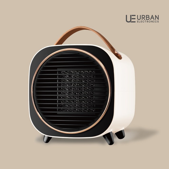 어반 에펠 미니 온풍히터 PTC 캠핑용 전기 온풍기 EGH2081 아이보리, 단품