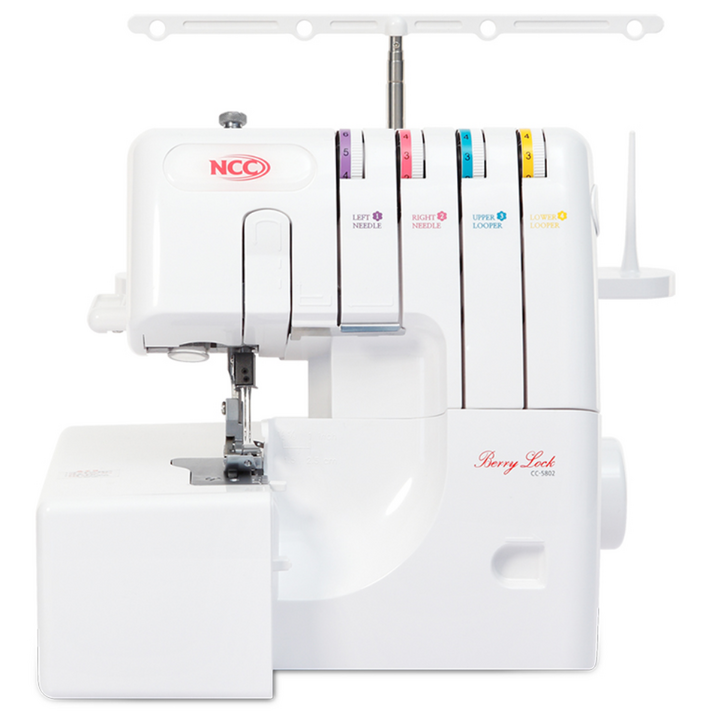 NCC 베리록 재봉틀  봉제사 화이트 4p  에어브러쉬  지퍼백