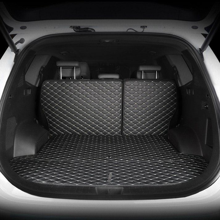 메이튼 차박 풀커버 트렁크매트 일체형 하단 트렁크 사용불가, 르노 XM3 2020년 02월, 블랙 + 베이지