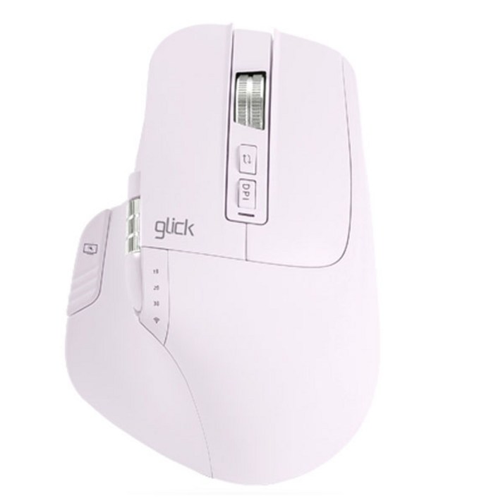 지클릭커 오피스프로 휠 버티컬 인체공학 충전식 무소음 유무선 마우스, G-CLIKER OFFICEPRO WHEELMASTER, 퍼플