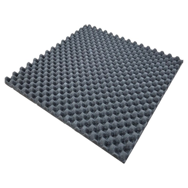 닥터하우스 현관문 셀프 시공 겔타입 벽지 손상 방지 계란형 난연 방음패드 50 x 50 cm 25T, 차콜, 1개